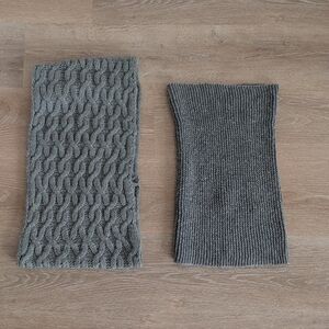 ✨4 for 12 Gray Knit Scarf Bundle
